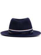 Maison Michel 'andre' Hat, Women's, Size: Medium, Blue, Viscose/rabbit Felt