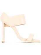 Manning Cartell Square Heel Sandals - Nude & Neutrals