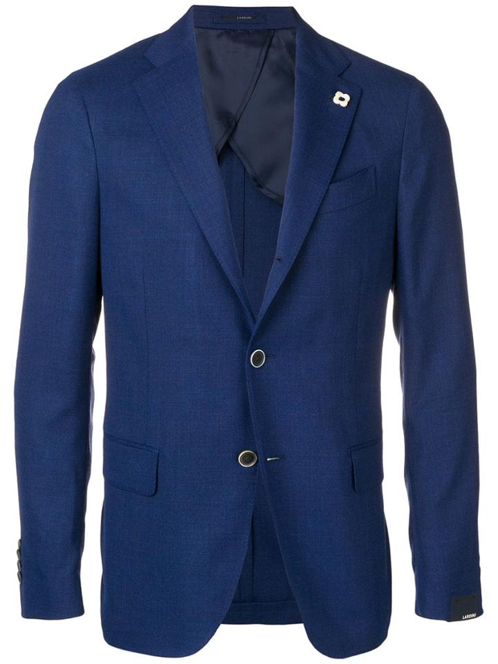 Lardini Two-button Blazer Jacket - Blue