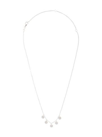 Zofia Day Dangle Disco Necklace - Silver
