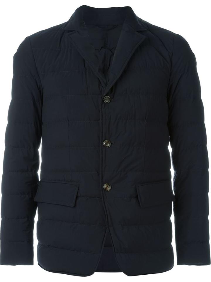 Moncler Rodin Padded Jacket, Men's, Size: 2, Blue, Polyamide/spandex/elastane/feather Down