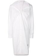 T By Alexander Wang Neck Strap Shirt Dress - White