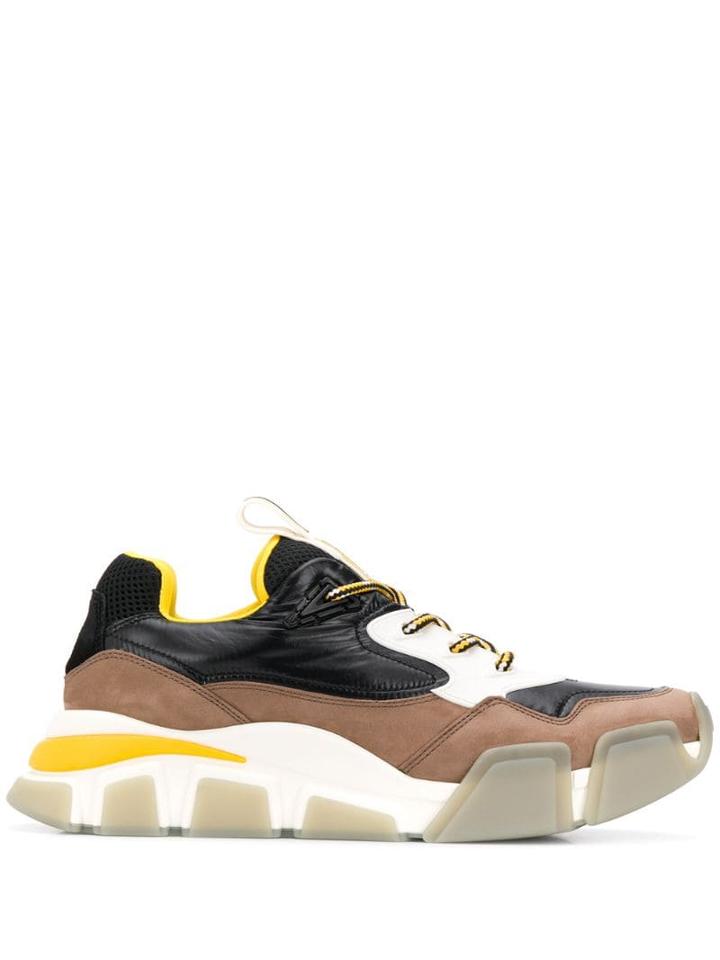 Salvatore Ferragamo Booster Sneakers - Brown