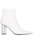 Proenza Schouler Facet Heel Ankle Boots - White