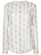 Saint Laurent Abstract Patterned Shirt - Nude & Neutrals