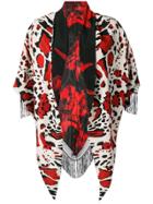Roberto Cavalli Multi-print Scarf - Neutrals