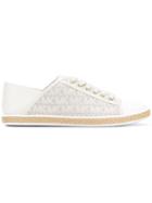 Michael Michael Kors Logo Panel Sneakers - Nude & Neutrals