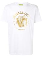 Versace Jeans Gold-tone Printed T-shirt - White