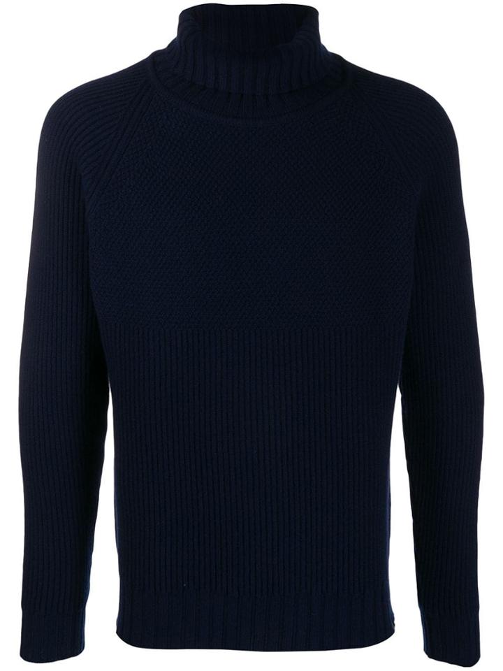 Belstaff Ribbed Jumper - Blue