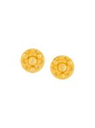 Céline Pre-owned Disk Clip-on Earrings - Metallic