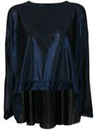 Federica Tosi Metallic Blouse - Blue