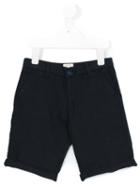 Armani Junior - Casual Shorts - Kids - Cotton/linen/flax - 12 Yrs, Boy's, Blue