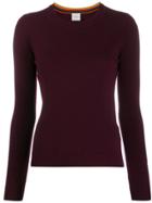 Paul Smith Colour Block Jumper - Red