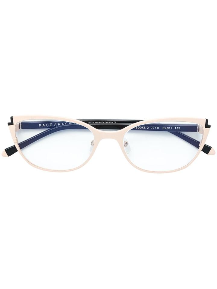 Face À Face Cat Eye Frame Glasses - Pink