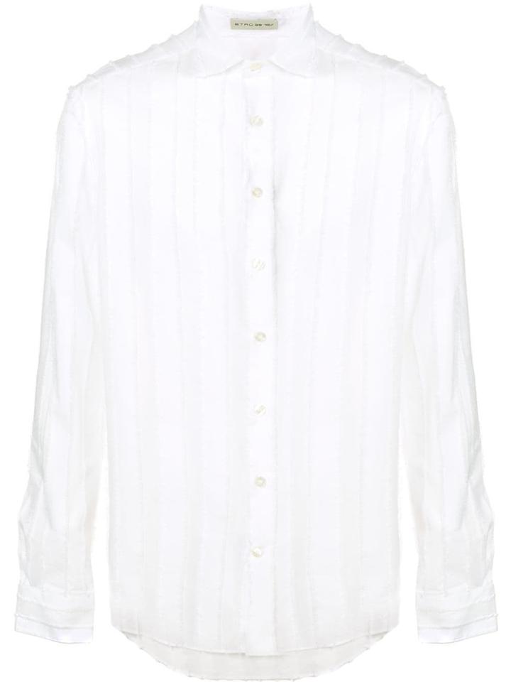 Etro Panelled Shirt - White