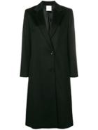 Agnona Cashmere Midi Coat - Black