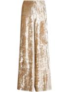 Co Velvet Wide Leg Trousers