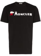 Moncler Logo Print T-shirt - 9999 Black