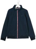 Tommy Hilfiger Junior Teen Logo Patch Jacket - Blue