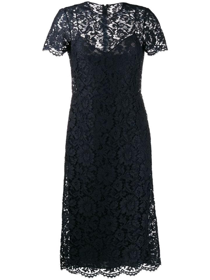 Valentino Lace Midi Dress - Blue