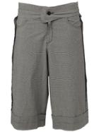 Yang Li Raw Edge Shorts - Black