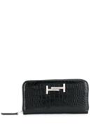 Tod's Embossed Double T Wallet - Black