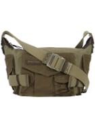 Dsquared2 - Military Shoulder Bag - Women - Cotton/linen/flax/calf Leather - One Size, Green, Cotton/linen/flax/calf Leather