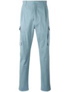 Qasimi - Tapered Cargo Trousers - Men - Cotton - 28, Blue, Cotton