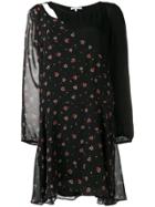Patrizia Pepe Little Flower Dress - Black
