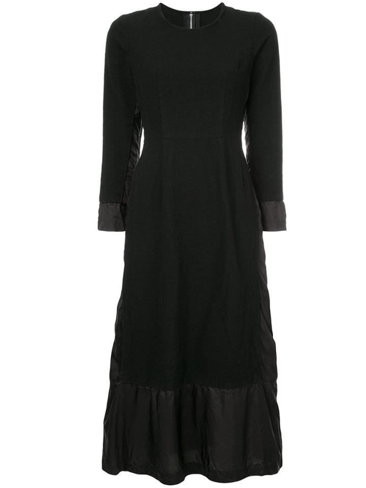 Comme Des Garçons Panelled Construction Dress - Black