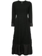 Comme Des Garçons Panelled Construction Dress - Black