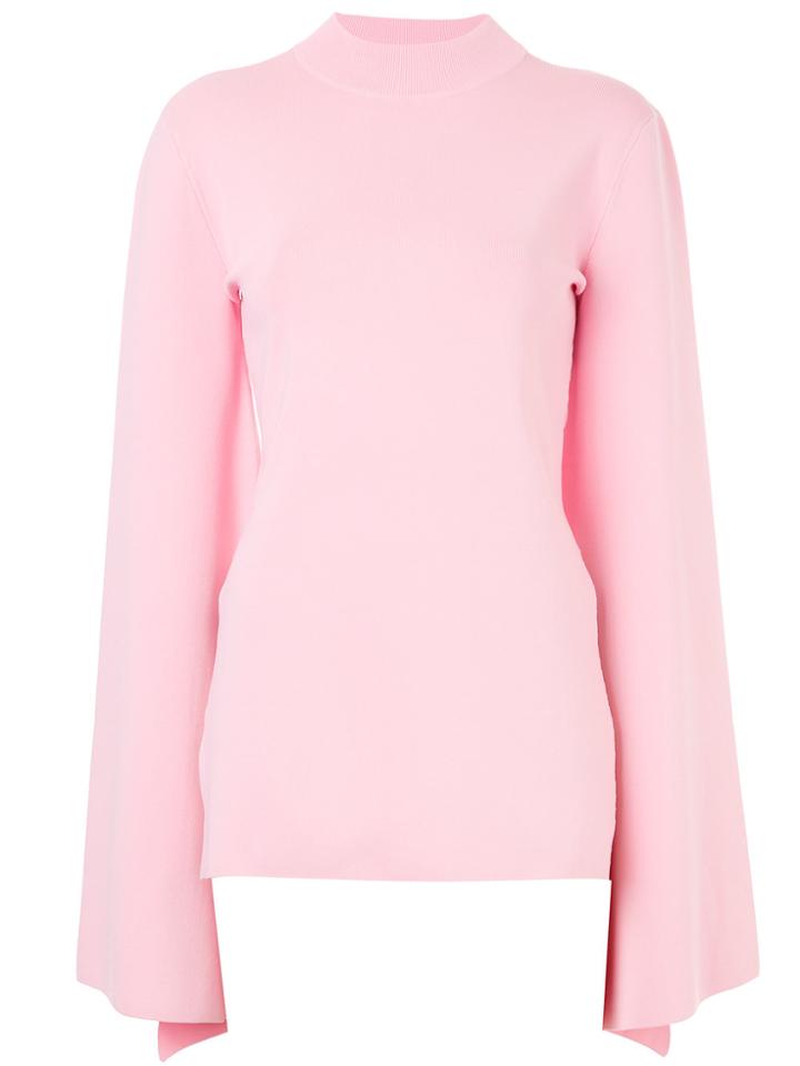 Solace London Oversized Slim Fit T-shirt - Pink & Purple