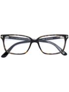 Tom Ford Eyewear - Oversized Square-frame Glasses - Unisex - Acetate - 55, Brown, Acetate