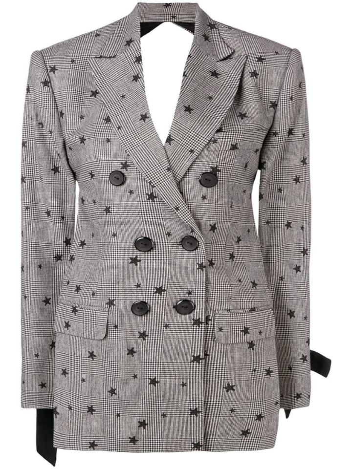 Seen Star Embellished Blazer - Black