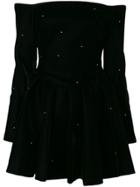 Versus Off-shouder Mini Dress - Black