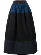 Visvim 'elevation' Maxi Skirt, Women's, Size: 3, Blue, Cotton