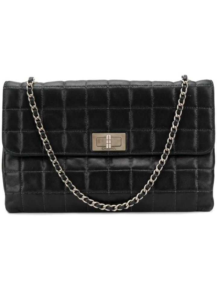 Chanel Pre-owned 2000 Quilted Shoulder Bag - Black