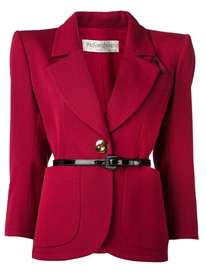 Yves Saint Laurent Vintage One Button Blazer