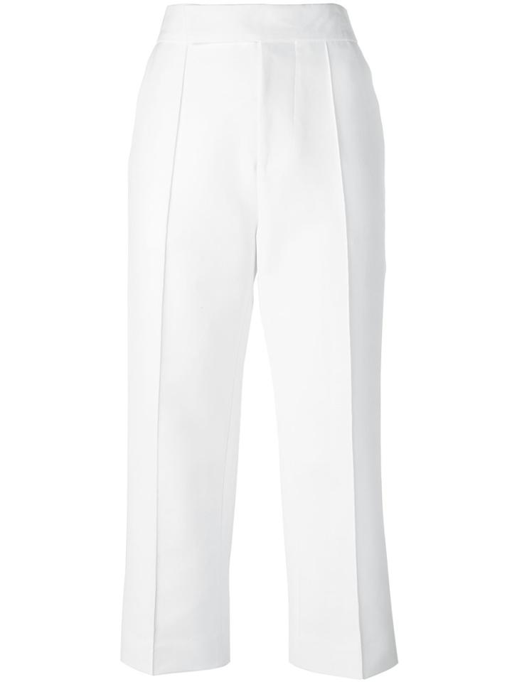 Marni Cropped Trousers - White