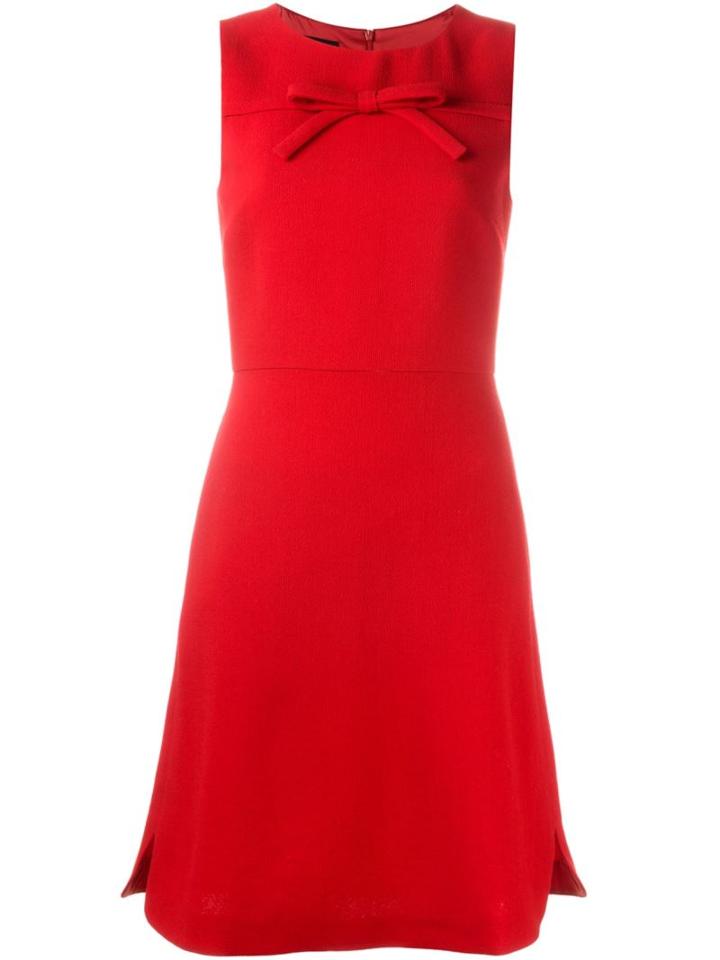 Boutique Moschino Chest Bow Fitted Dress