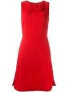 Boutique Moschino Chest Bow Fitted Dress