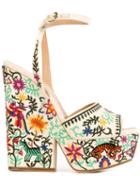 Sergio Rossi 'cancun' Embroidered Sandals