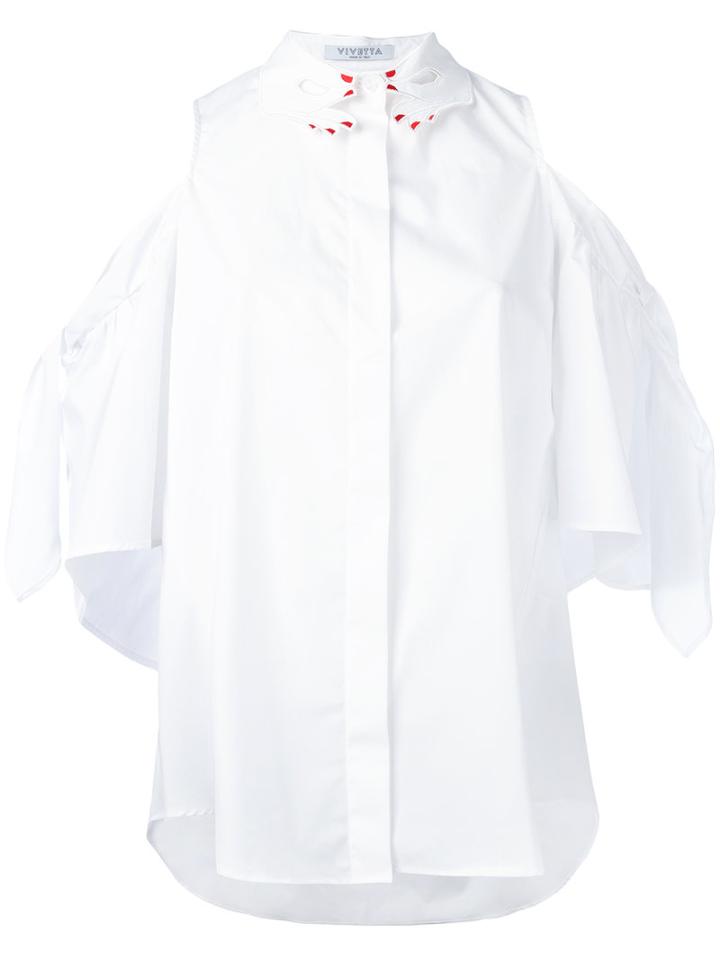 Vivetta - Ermellino Shirt - Women - Cotton - 42, White, Cotton