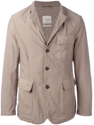 Tokyo-firenze Padded Blazer, Men's, Size: 52, Nude/neutrals, Nylon/spandex/elastane