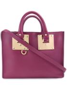 Sophie Hulme Small 'east West Albion' Tote, Women's, Pink/purple