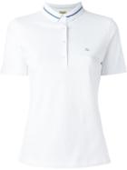Fay Classic Logo Polo Shirt, Women's, Size: S, White, Cotton/spandex/elastane