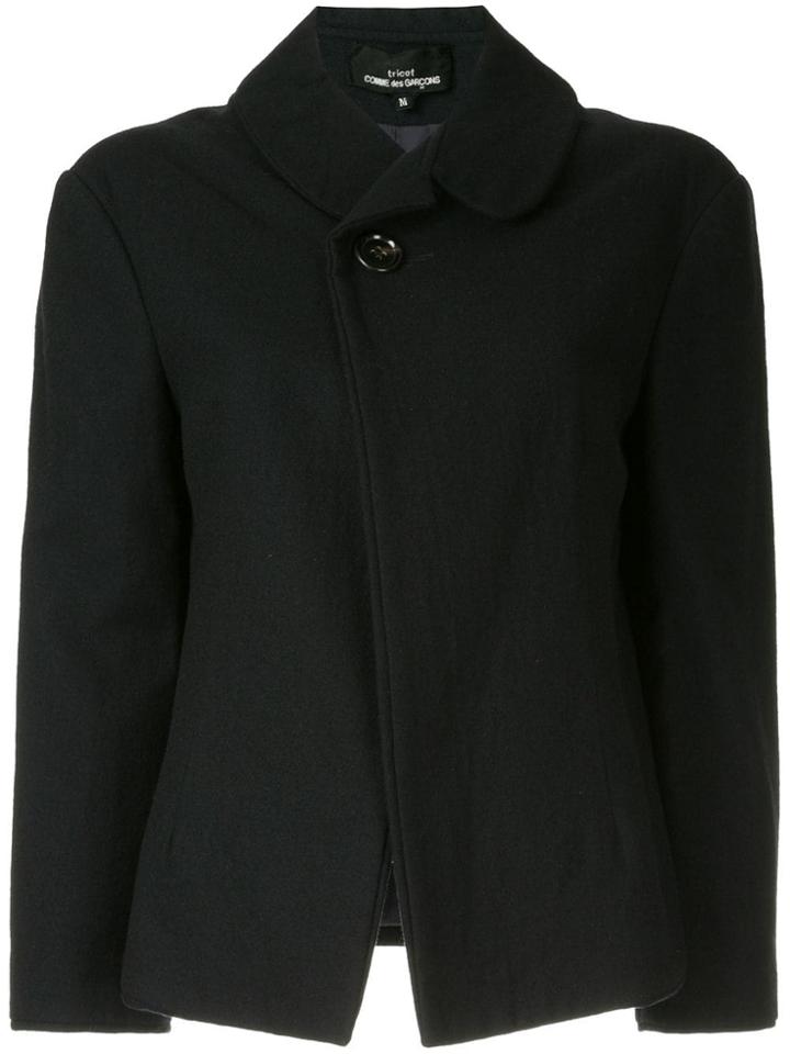 Comme Des Garçons Vintage No Pocket Tricot Jacket - Black
