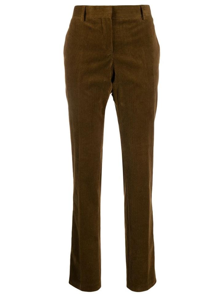 Nº21 Corduroy High Waisted Trousers - Brown
