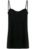 L'autre Chose Gathered Camisole - Black
