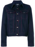 Calvin Klein 205w39nyc Contrast Denim Jacket - Blue